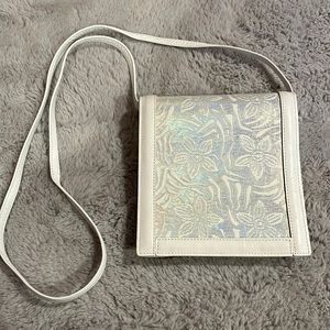 Roberto Vascon White Holographic Crossbody